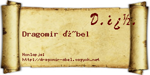 Dragomir Ábel névjegykártya